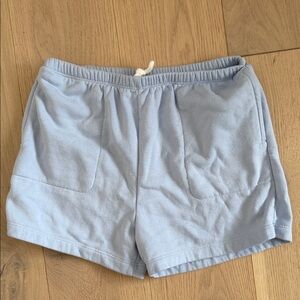 Art Class Sky Blue Kids Shorts